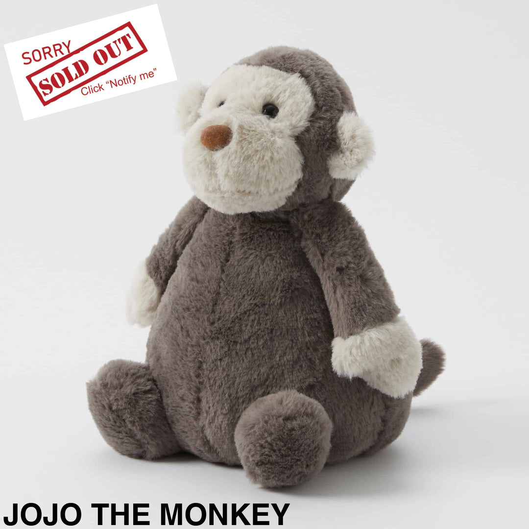 Jiggle And Giggle Plush Toy Assorted Jojo The Monkey