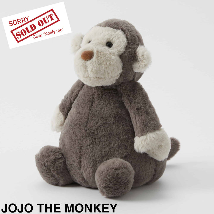 Jiggle And Giggle Plush Toy Assorted Jojo The Monkey
