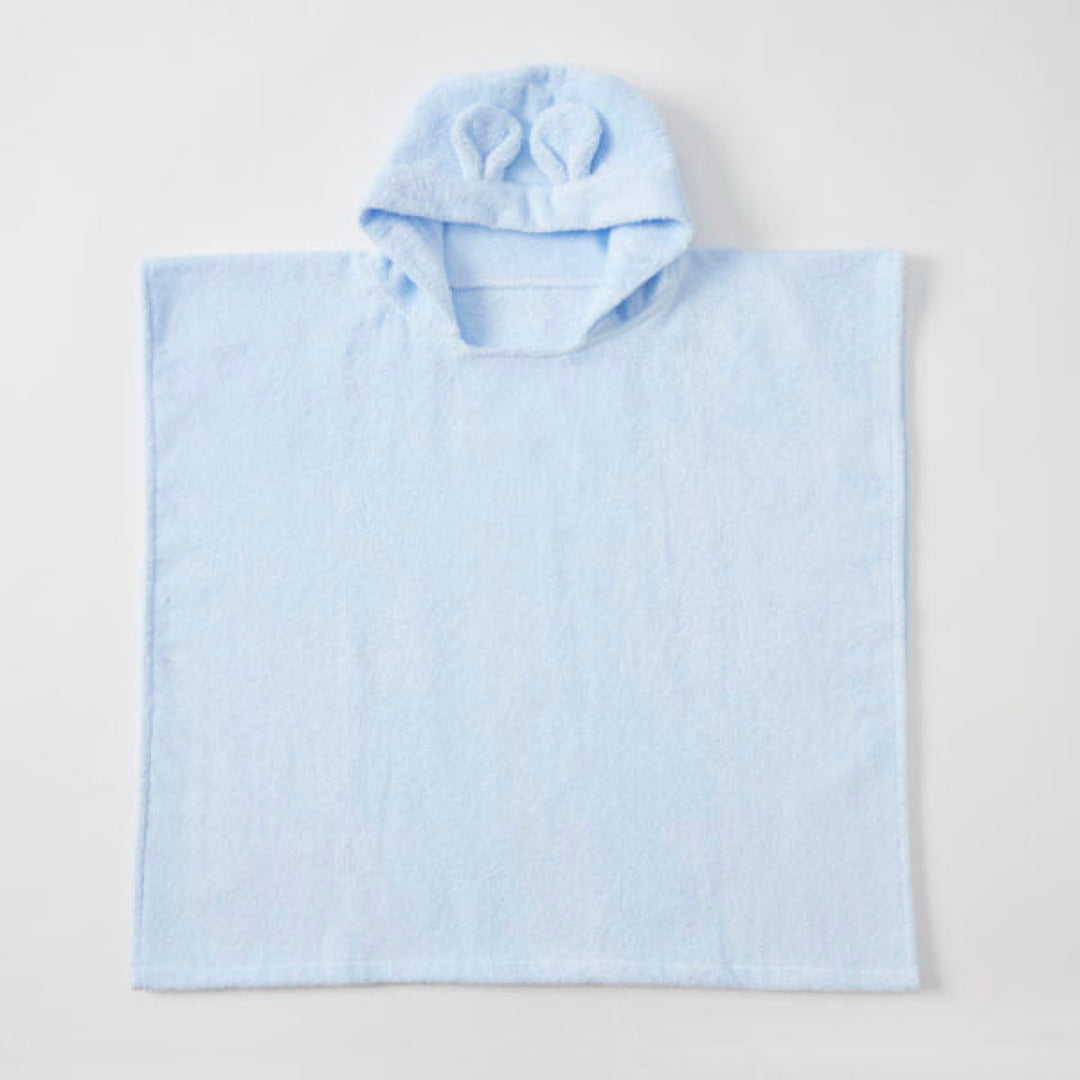 Jiggle and Giggle Sunshine Hooded Poncho Blue