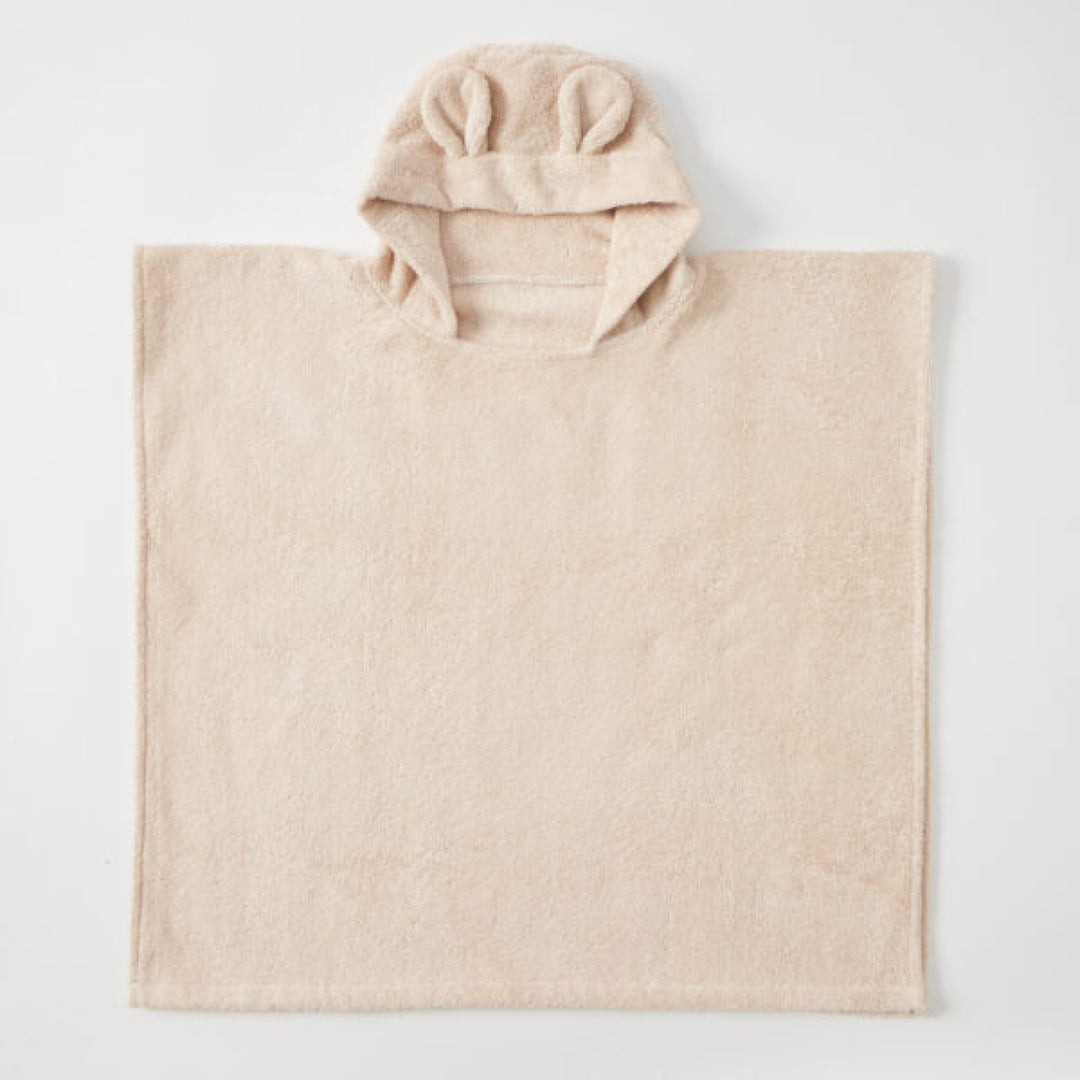 Jiggle and Giggle Sunshine Hooded Poncho Natural