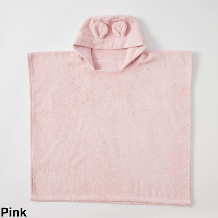 Jiggle and Giggle Sunshine Hooded Poncho Pink