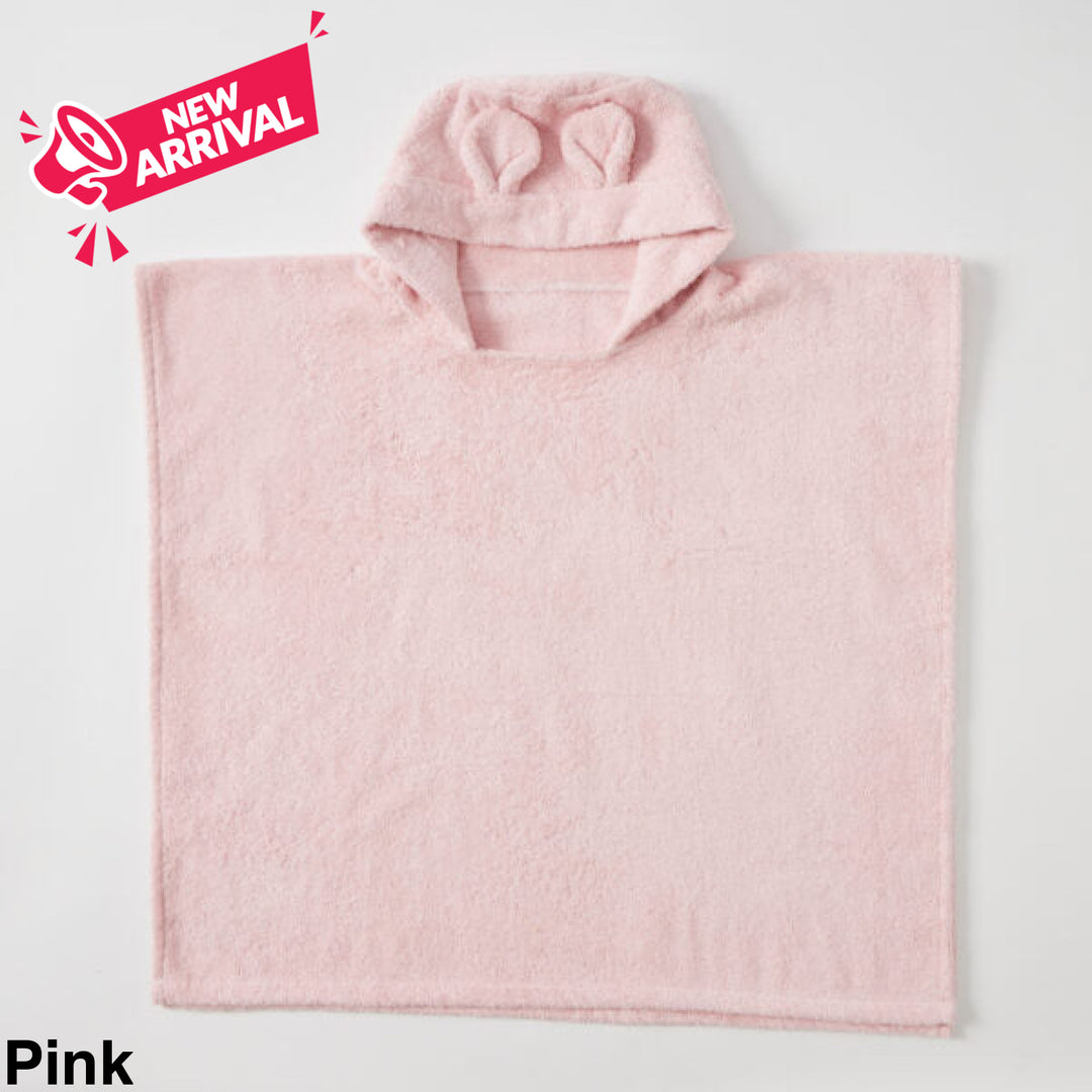 Jiggle and Giggle Sunshine Hooded Poncho Pink
