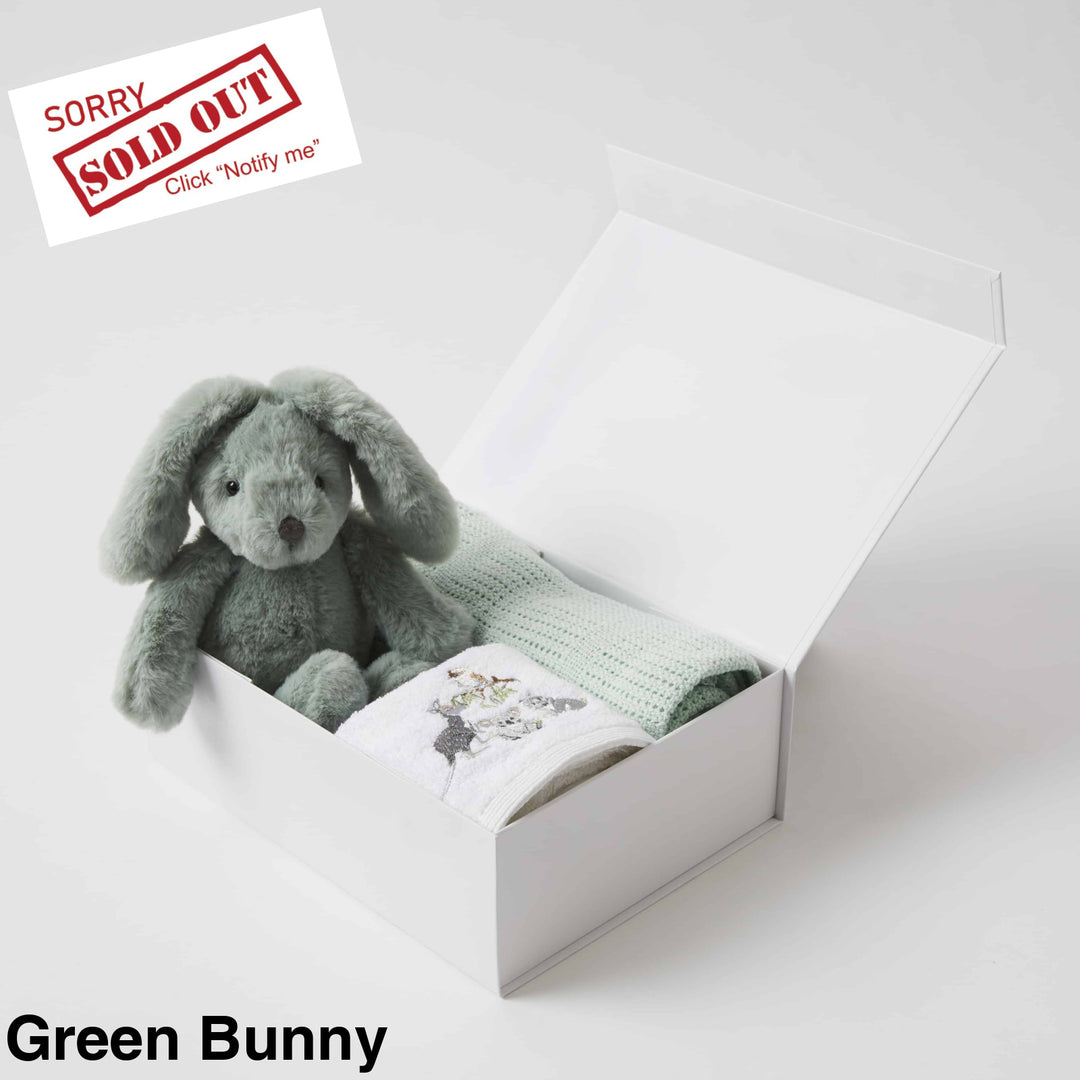 Bunny Hamper Gift Set Green