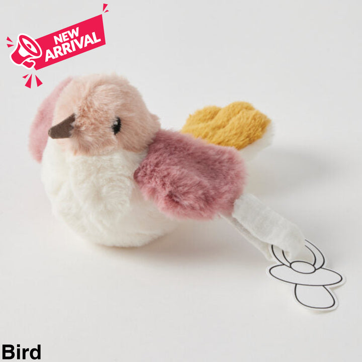 Jiggle & Giggle Dummy Clip Toy Bird