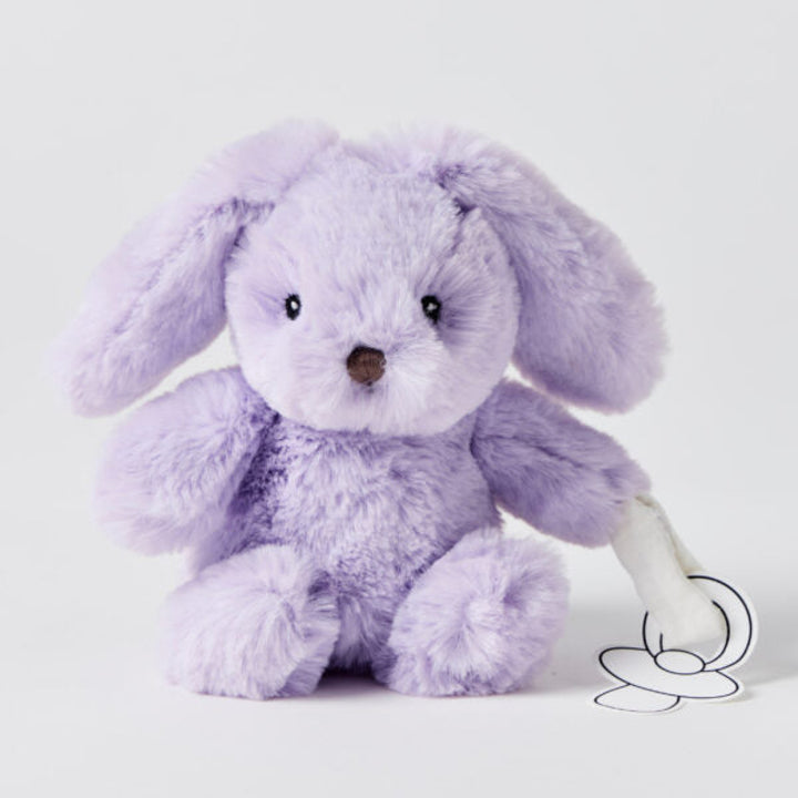 Jiggle & Giggle Dummy Clip Toy Bunny - Lilac