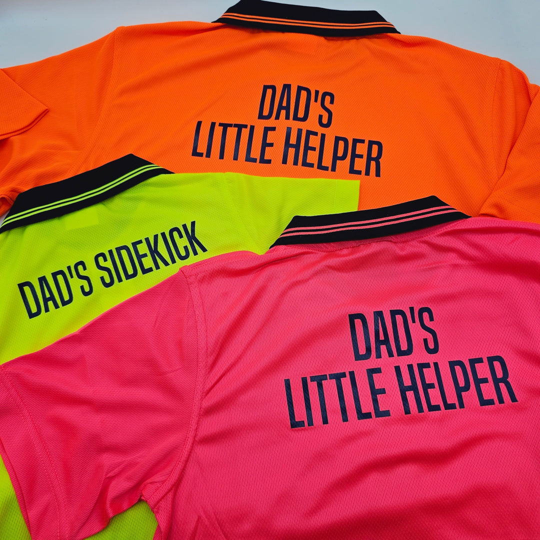 Kids Hivis Short Sleeve Polo