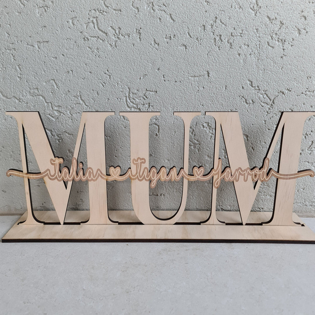 Kids Names Family Sign