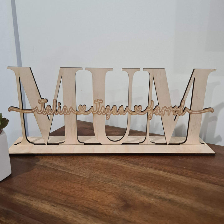 Kids Names Family Sign