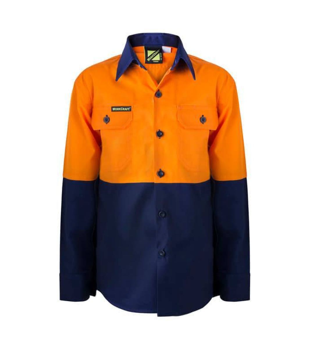 Kids Orange Hivis Workshirt