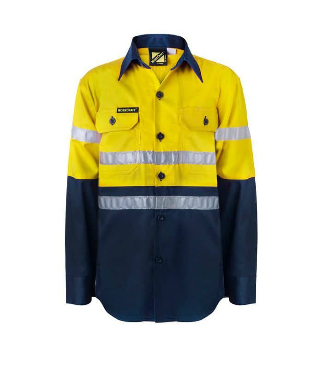 Kids Yellow Hivis Reflective Workshirt