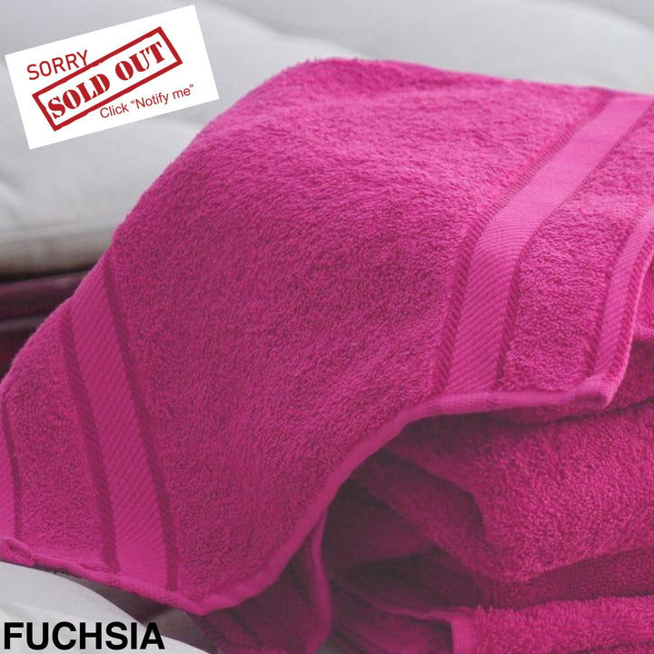 Kingtex Embroidered Hand Towel Fuchsia