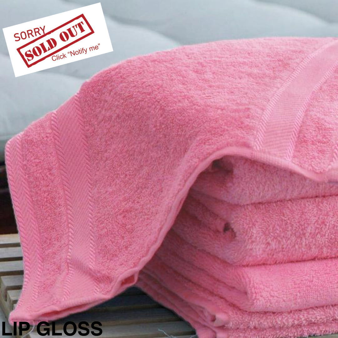 Kingtex Embroidered Hand Towel Lip Gloss
