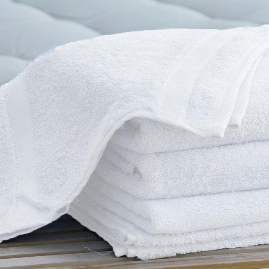 Kingtex Embroidered Hand Towel White