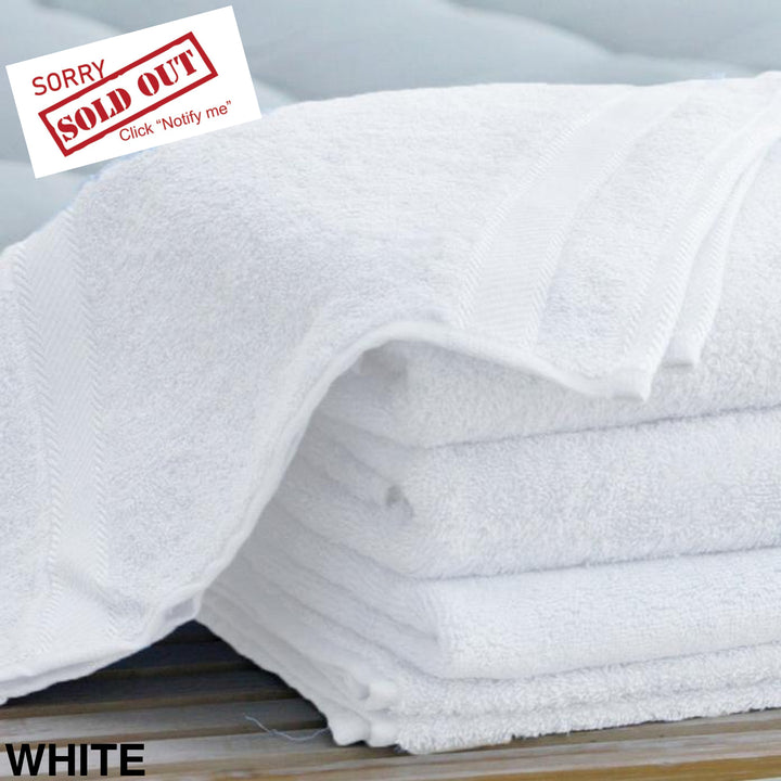 Kingtex Embroidered Hand Towel White