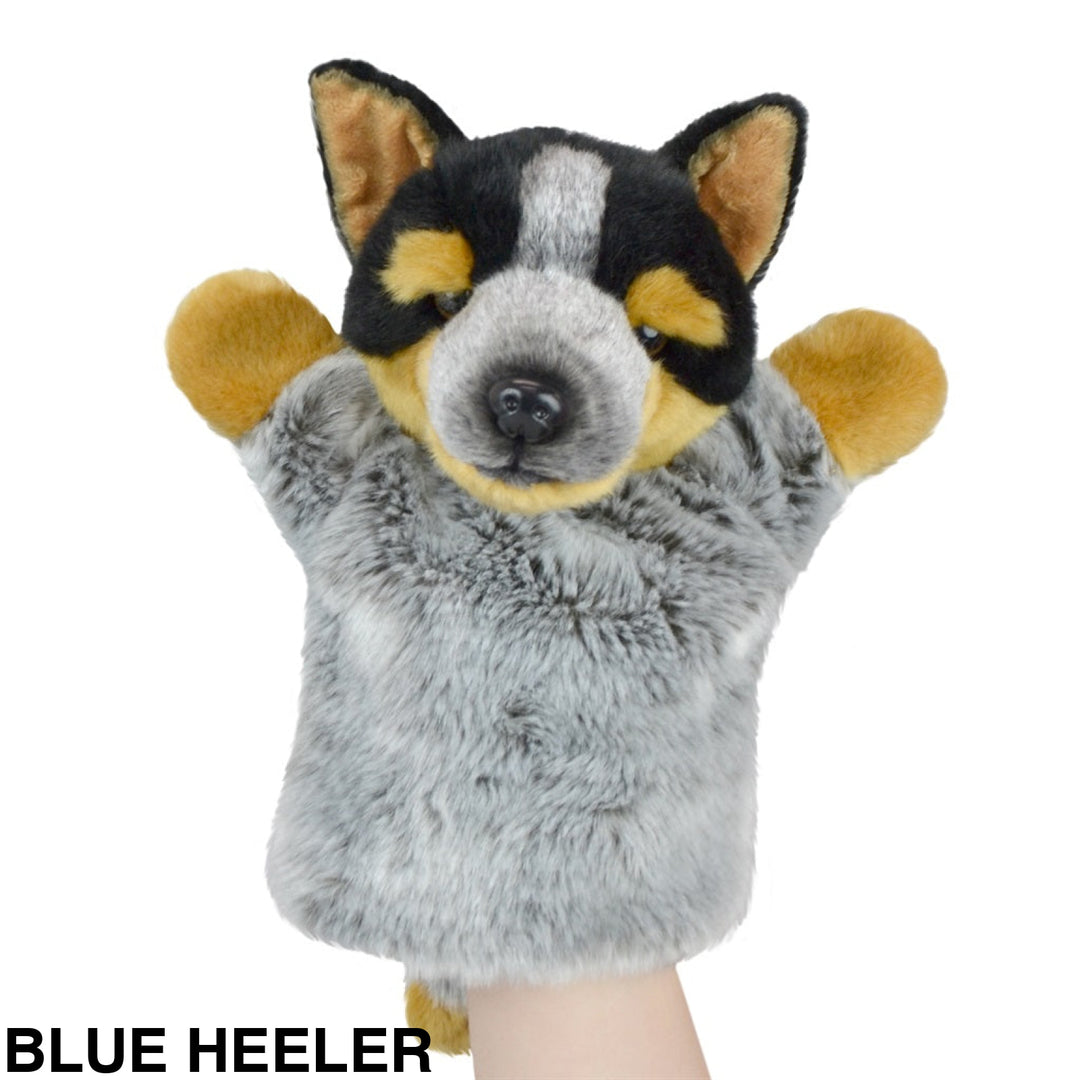 Korimco Lil Friends Puppet 26cm Blue Heeler