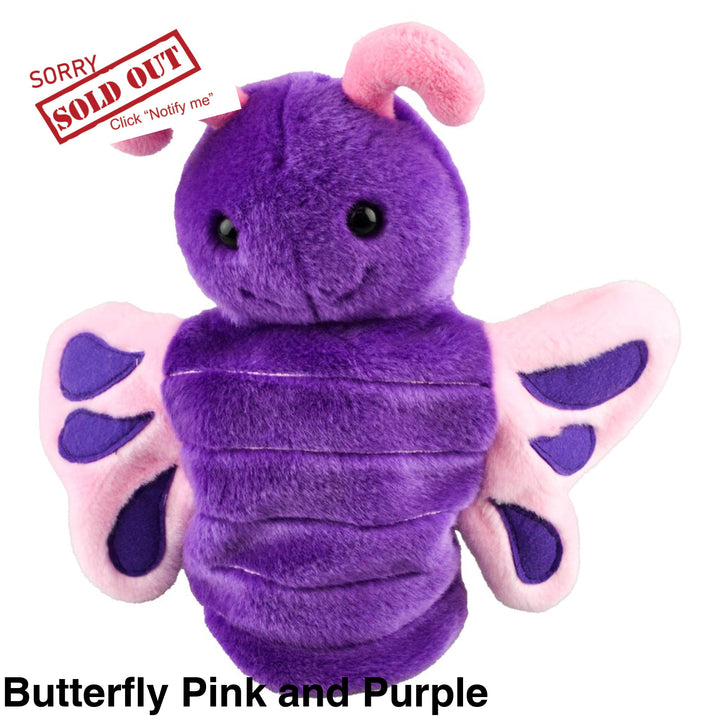 Korimco Lil Friends Puppet 26cm Butterfly Pink and Purple