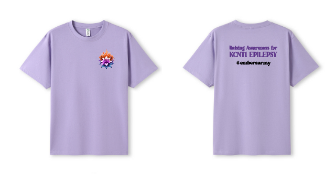 Ladies Ember Lily Shirt (Small Front Print) Lavender / 8