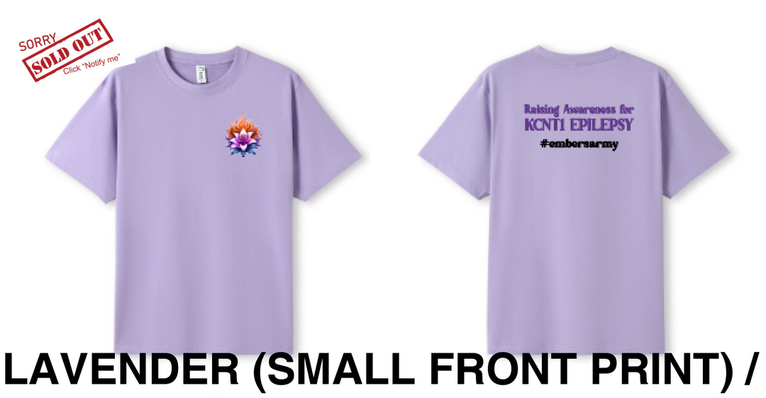 Ladies Ember Lily Shirt (Small Front Print) Lavender / 8