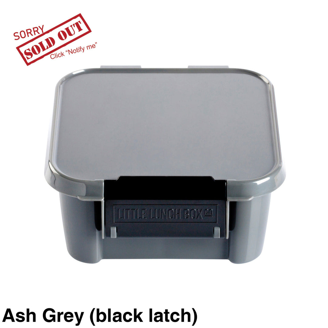 Little Lunchbox Co Bento Two Ash Grey (Black Latch)