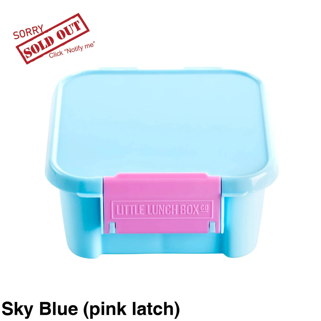 Little Lunchbox Co Bento Two Sky Blue (Pink Latch)