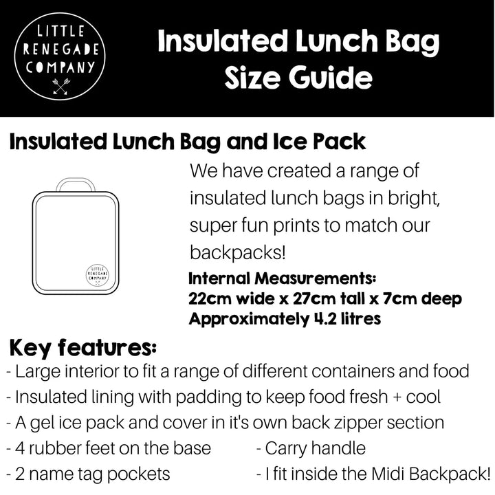 Little Renegade Company Lunchbag - Gull