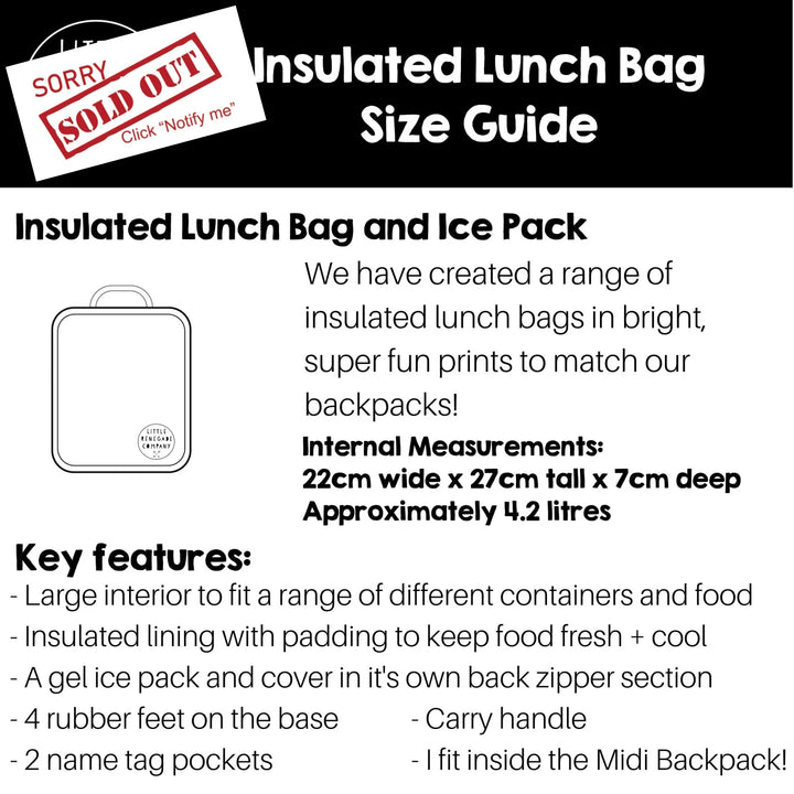 Little Renegade Company Lunchbag - Tropic