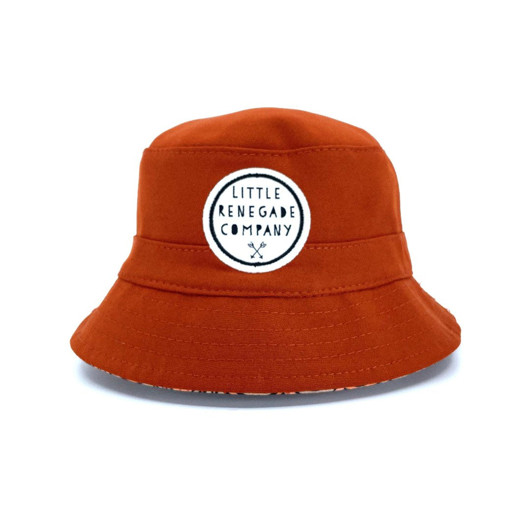 Little Renegade Company Reversible Bucket Hat - Arizona/terracotta