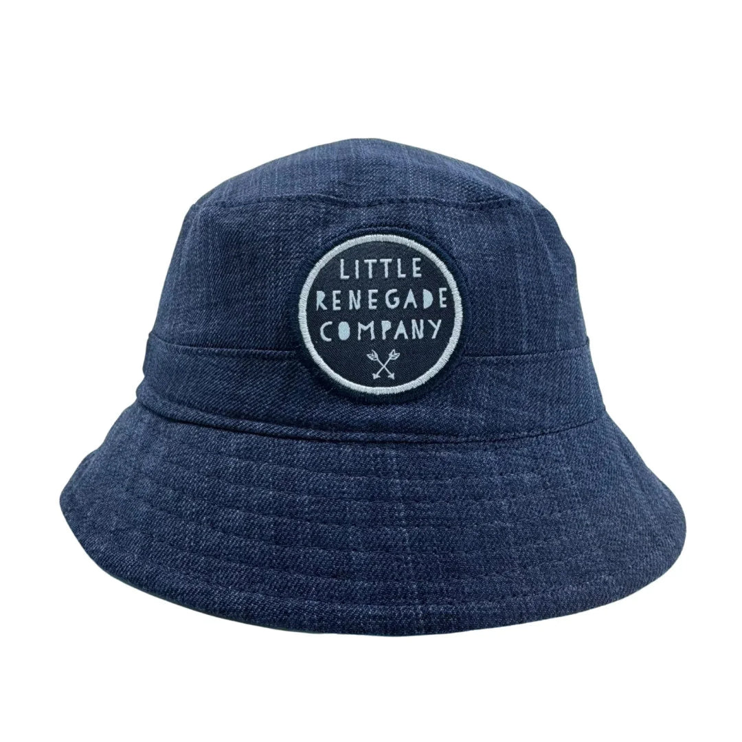 Little Renegade Company Reversible Bucket Hat - Pacific/Navy
