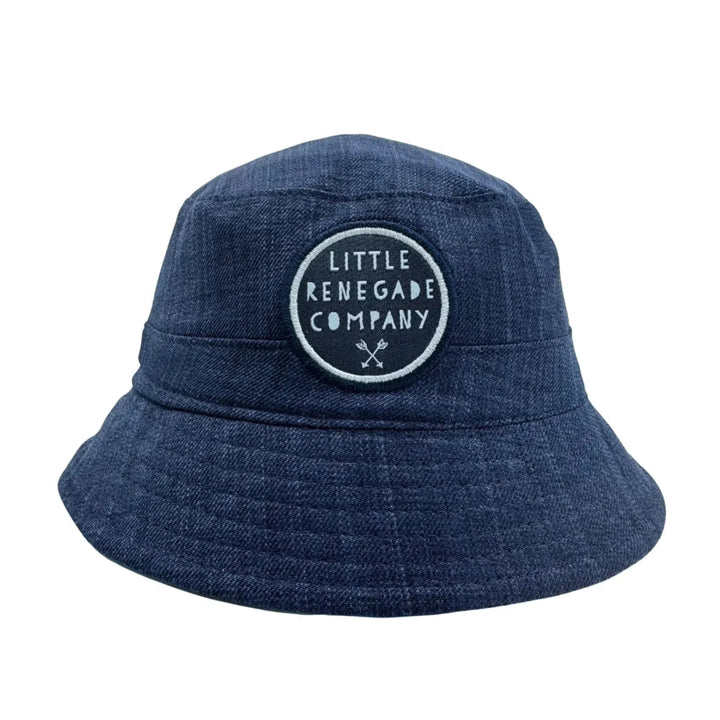 Little Renegade Company Reversible Bucket Hat - Pacific/Navy