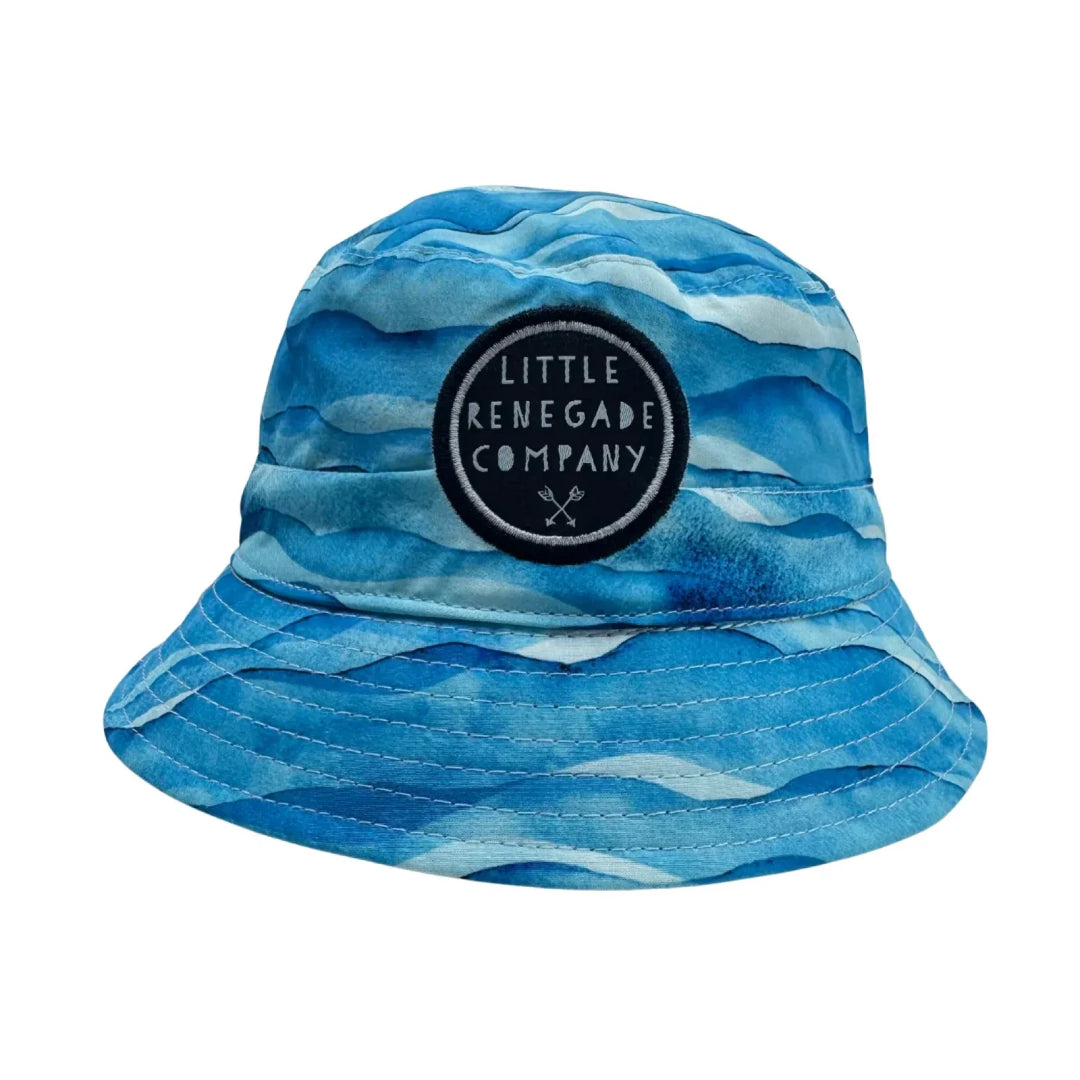 Little Renegade Company Reversible Bucket Hat - Pacific/Navy