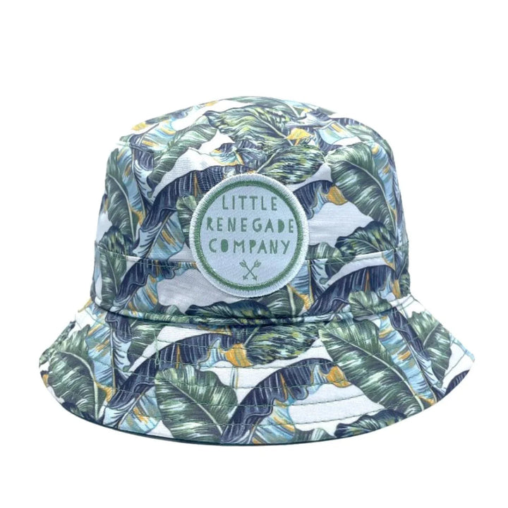 Little Renegade Company Reversible Bucket Hat - Tropic/Green