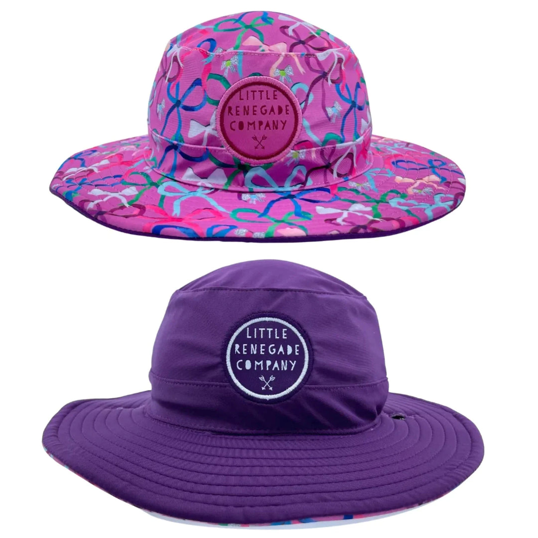 Little Renegade Company Reversible Swim Hat -Lovely Bows