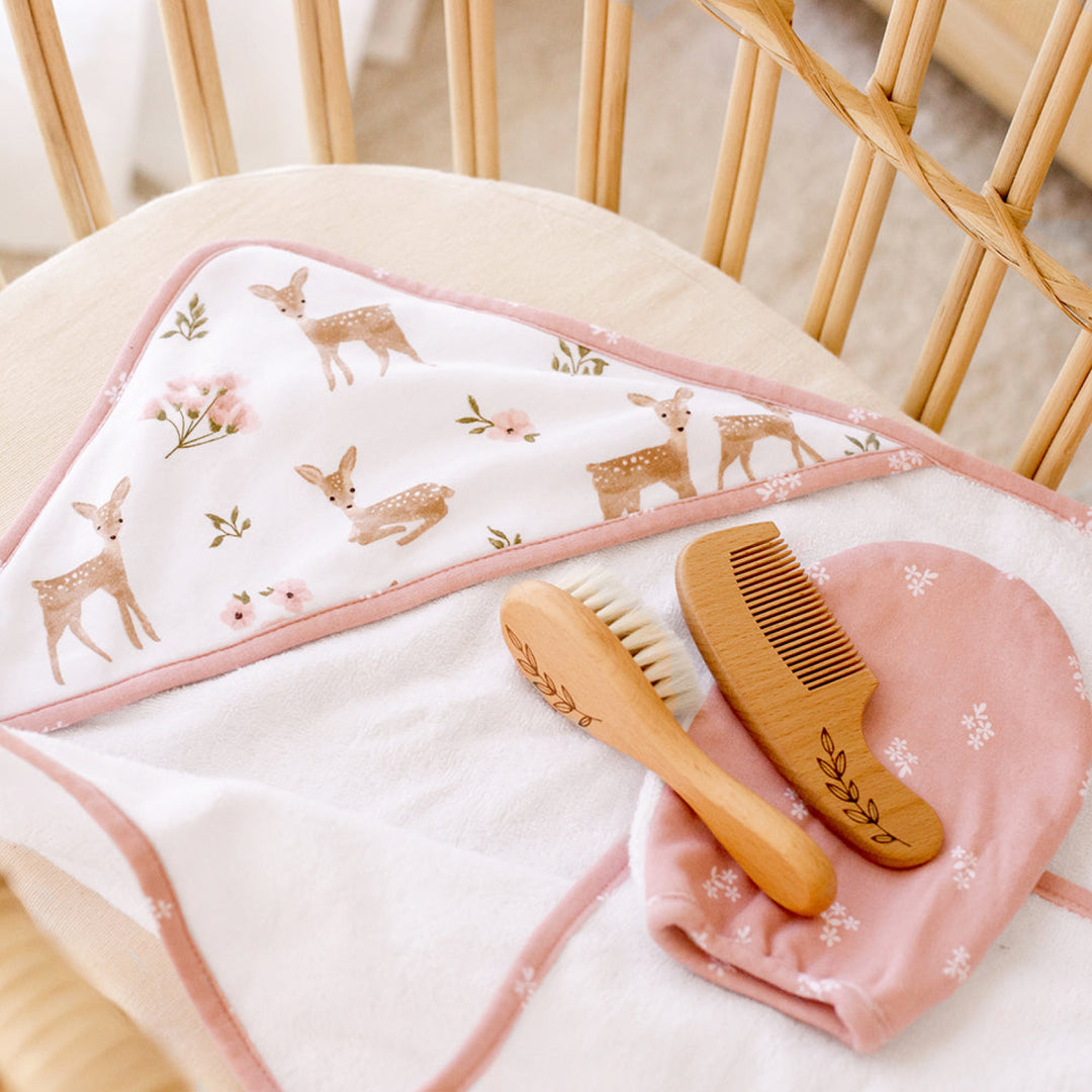Living Textiles 4 Piece Baby Bath Gift Set Sophia Garden