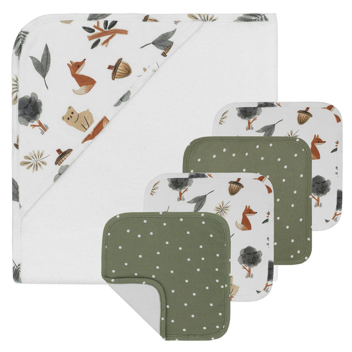 Living Textiles 5Pc Bath Gift Set Forest Retreat