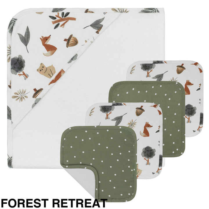 Living Textiles 5Pc Bath Gift Set Forest Retreat