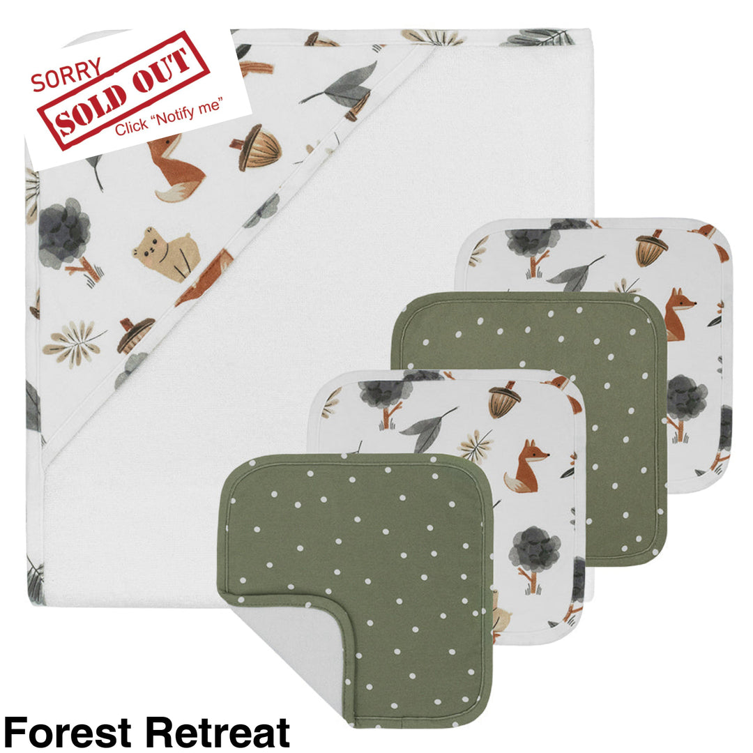 Living Textiles 5Pc Bath Gift Set Forest Retreat