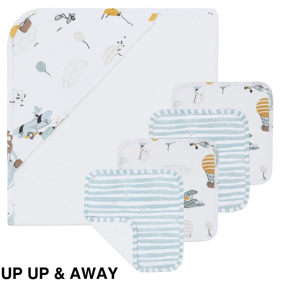 Living Textiles 5Pc Bath Gift Set Up & Away