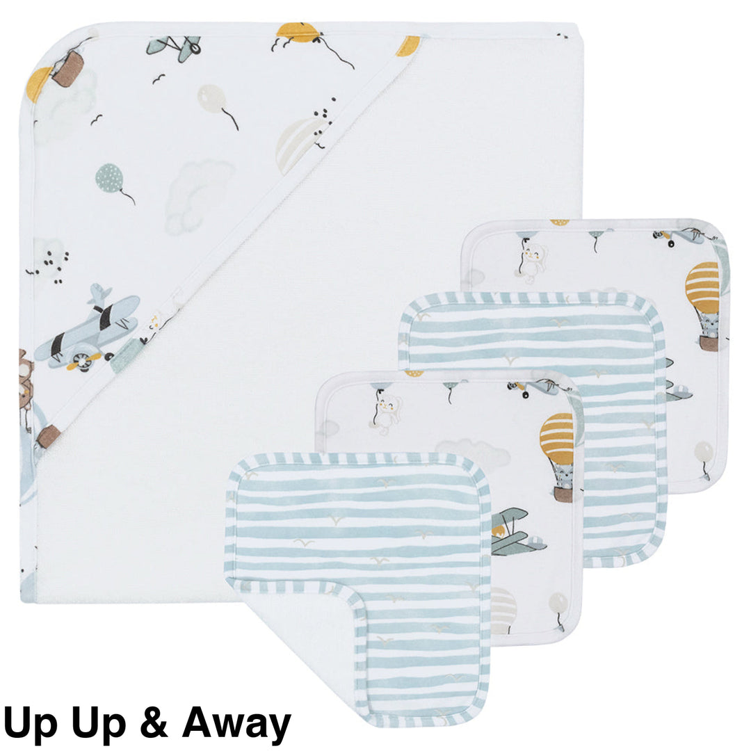 Living Textiles 5Pc Bath Gift Set Up & Away