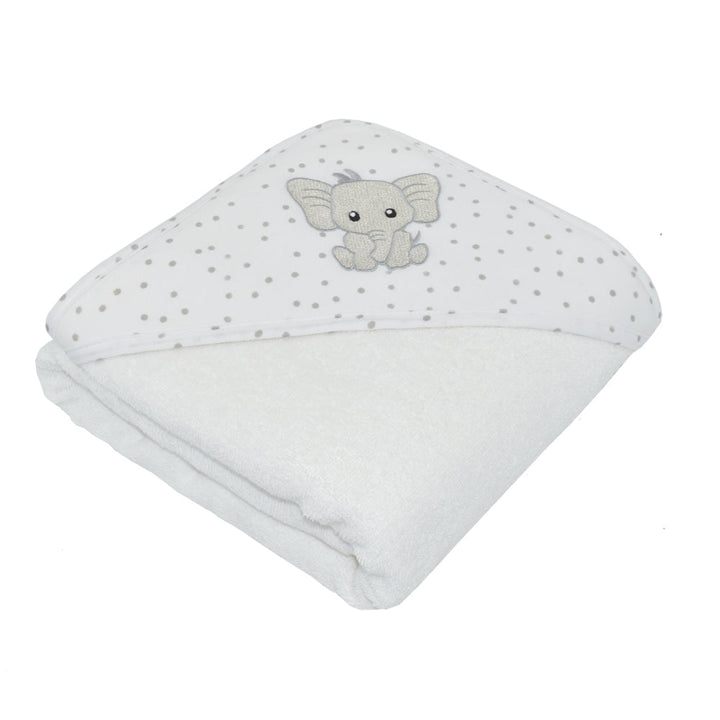 Living Textiles Baby Hooded Towels Elephant