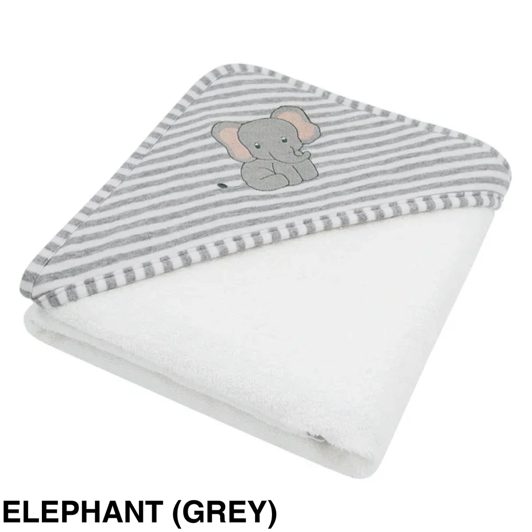 Living Textiles Baby Hooded Towels Elephant