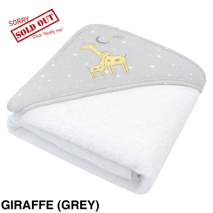 Living Textiles Baby Hooded Towels Giraffe
