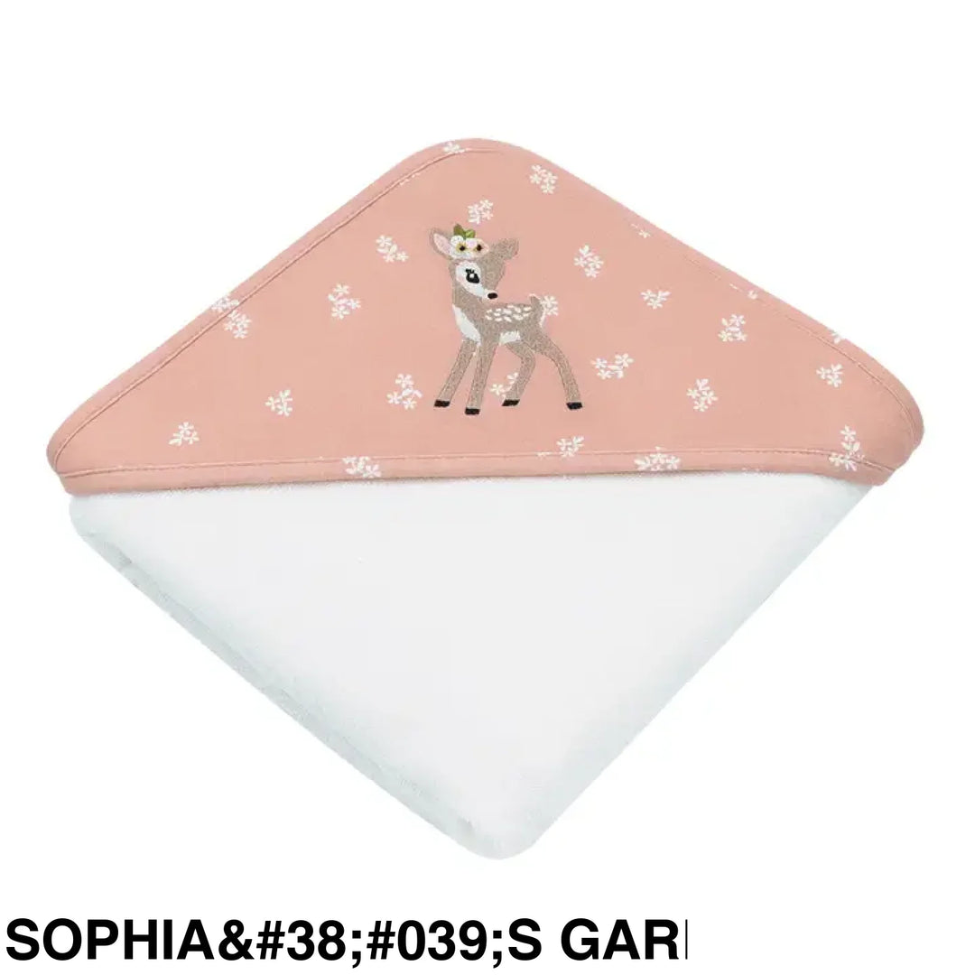 Living Textiles Baby Hooded Towels Sophia’s Garden