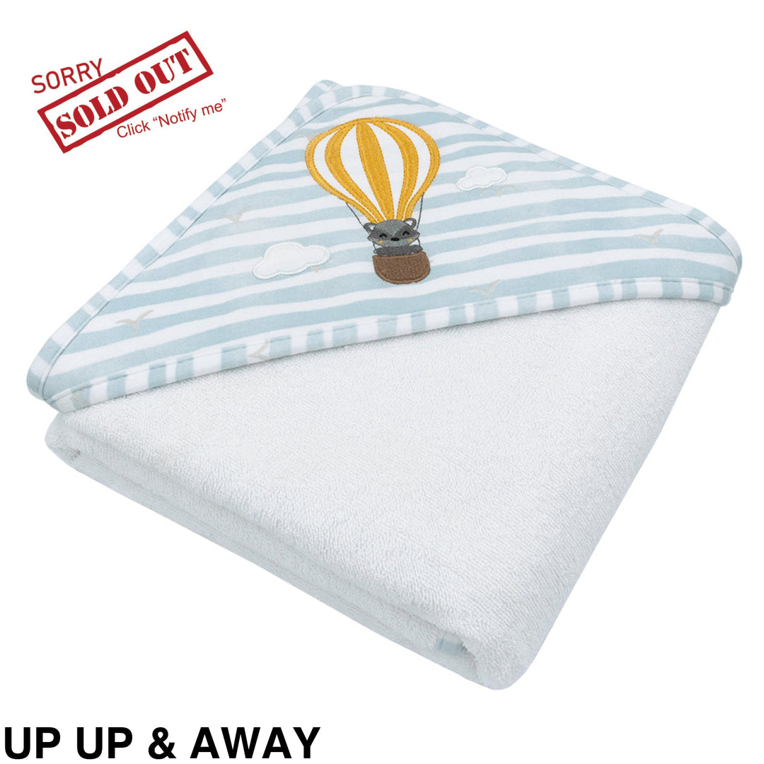 Living Textiles Baby Hooded Towels Up & Away