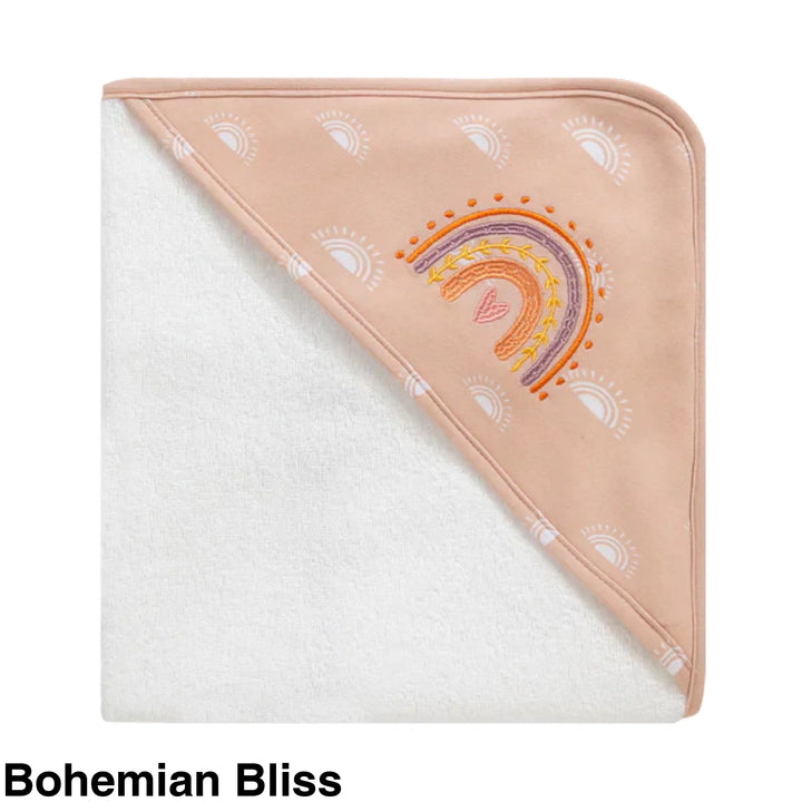 Living Textiles Baby Hooded Towels Bohemian Bliss