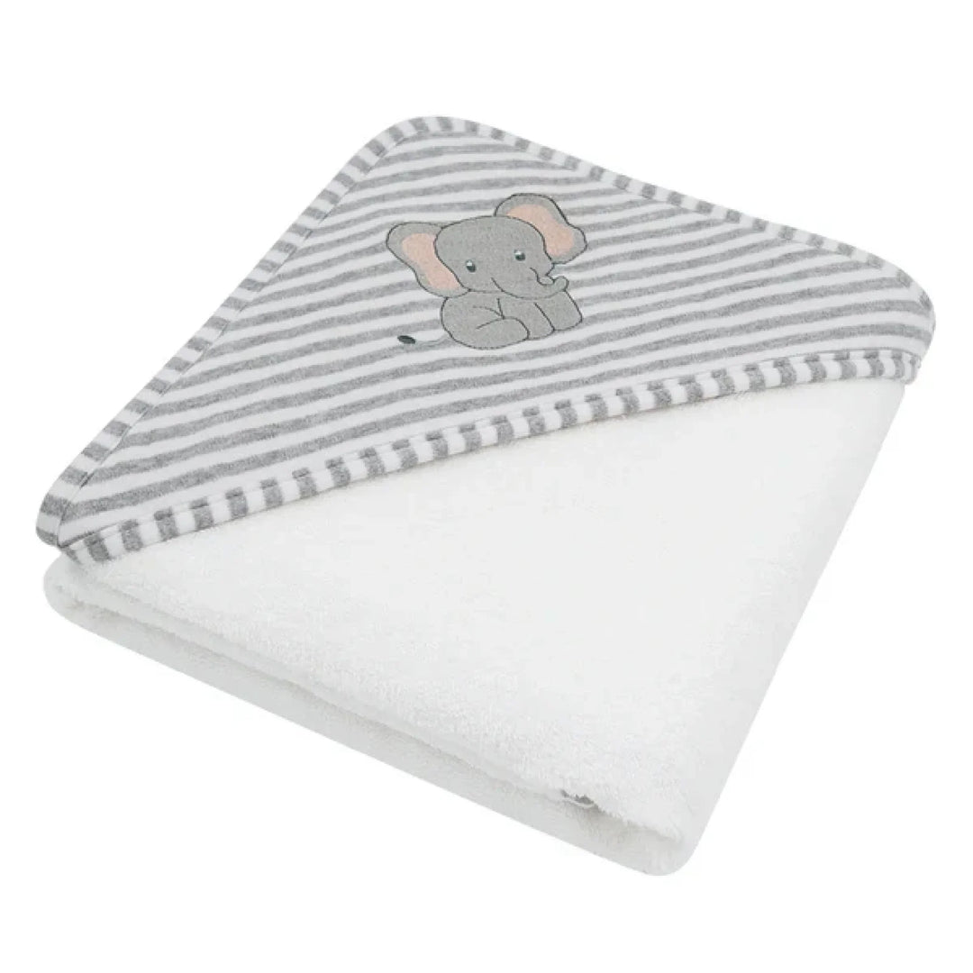 Living Textiles Baby Hooded Towels Elephant