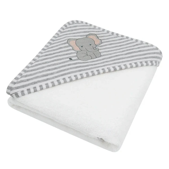 Living Textiles Baby Hooded Towels Elephant