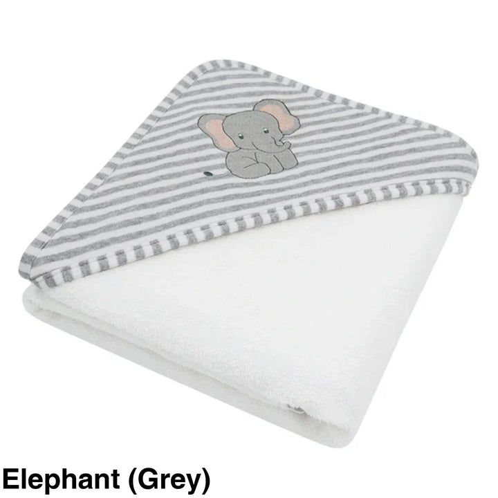 Living Textiles Baby Hooded Towels Elephant