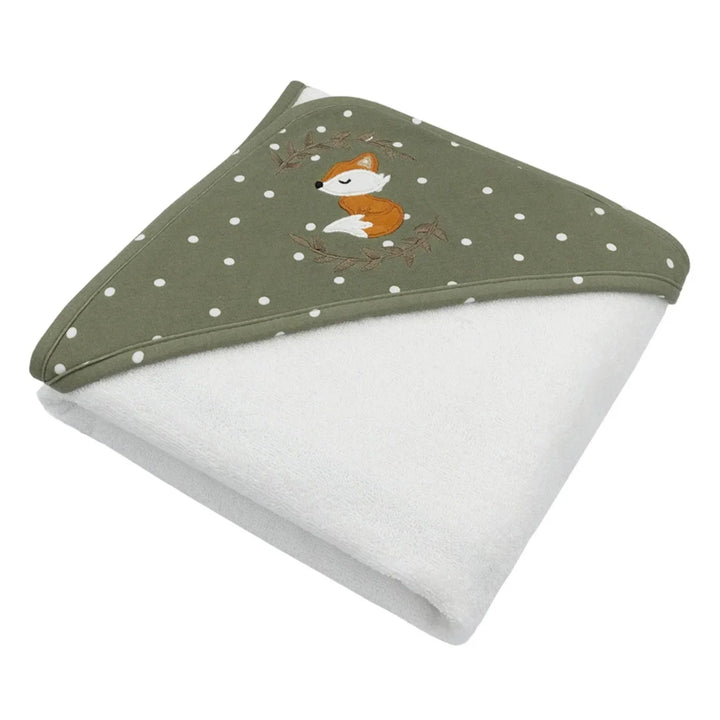 Living Textiles Baby Hooded Towels Forest Retreat