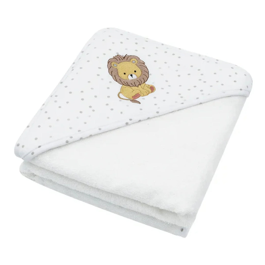 Living Textiles Baby Hooded Towels Pitter Patter Lion