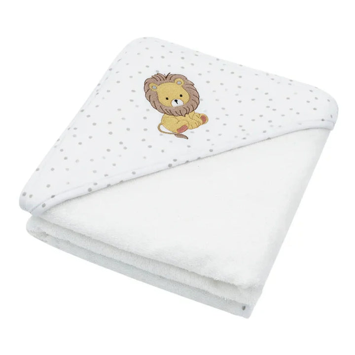 Living Textiles Baby Hooded Towels Pitter Patter Lion